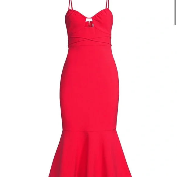 knee length dresses for ladies Petal and Pup Kiki One Shoulder Midi Dress main image 1
